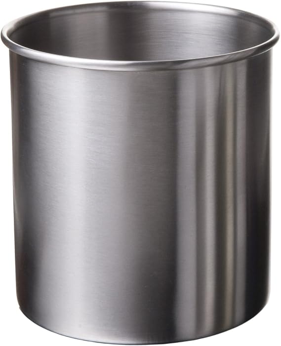 Amco Large Stainless Steel Utensil Crock, 4-Quart