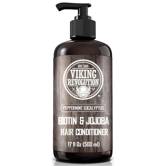 Viking Revolution Mens Hair Conditioner - Eucalyptus Peppermint - 17 oz
