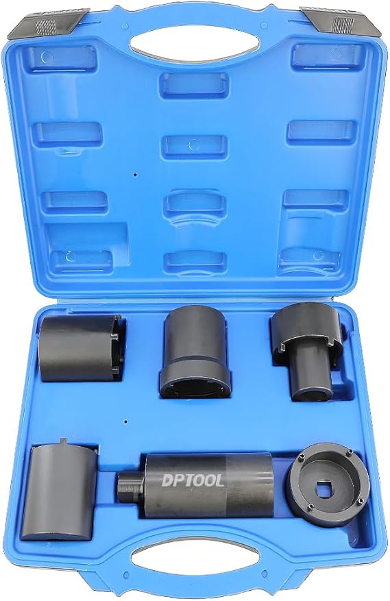 DPTOOL Spindle Nut Socket Tool Kit 6pc 1/2 Drive Axle Lock Nut Socket Set