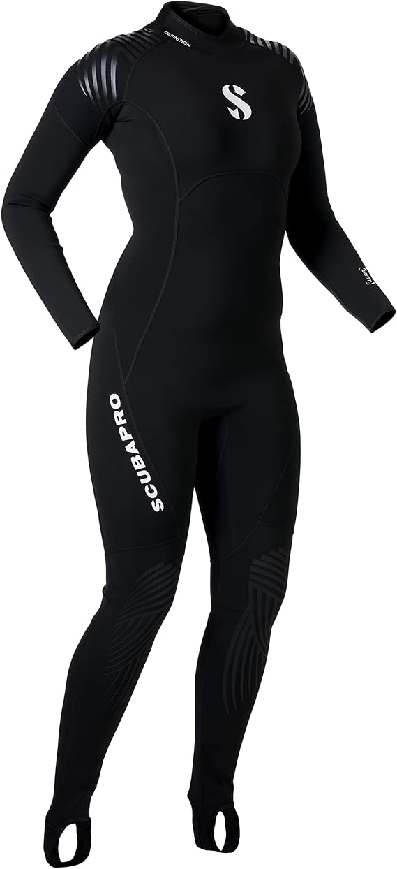 SCUBAPRO Definition Steamer 1 mm Womens Diving Wetsuit (3XL, Black)