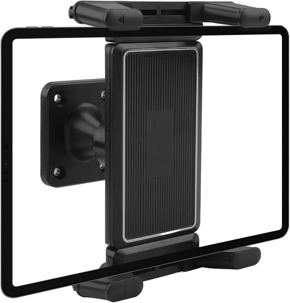 Tablet Wall Mount Aluminum iPad Wall Mount 360° Rotation Adjustable Holder Universal Car Front CD Slot Player Tablet Stand for iPad Mini Air Pro iPhone Samsung Galaxy Kindle Fire HD Tab Lenovo Huawei
