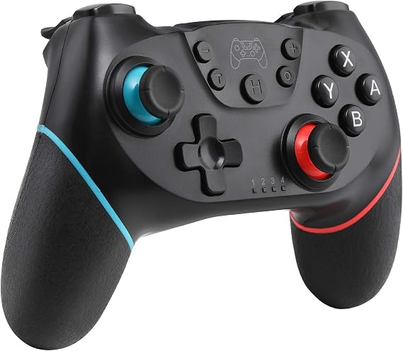 Olimoxi Switch Controller for Switch 2/Switch OLED/Switch Lite, Switch Pro Controller with Hall Effect, Wireless Switch Controller with Wake Up, 6-Axis Gyro, Double Shock, Turbo