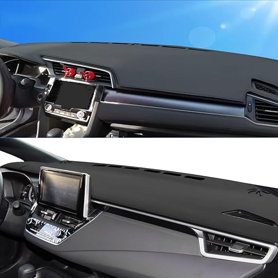 KAITIAN Leather Dash Cover Dashboard Cover Dash Mat Dash Carpet Non-Slip Compatible for Kia Sportage 2016 2017 2018 2019 2020 2021 Dash Cover Mat
