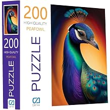 CA Games Tavus Kuşu 200 Parça 2,2mm Kalınlık 34x48cm Profesyonel Hobi Puzzle Yapboz Serisi