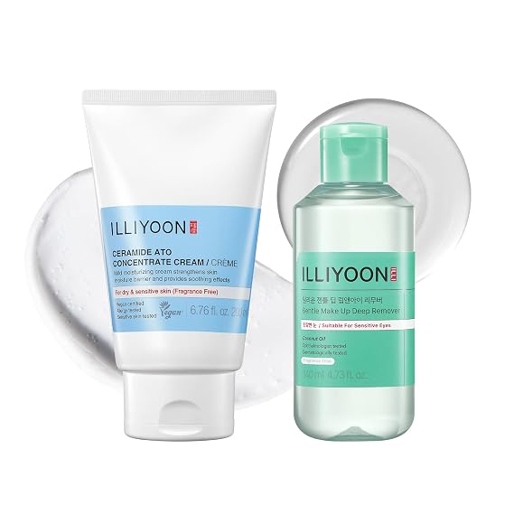 Illiyoon Ceramide Makeup Removal Duo | Ato Cream & Makeup Remover