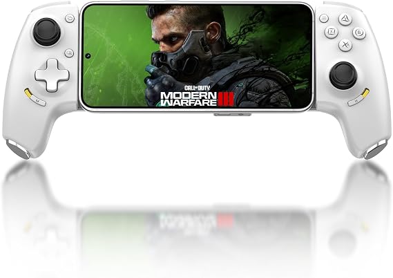 Joso Phone Controller for iPhone 15/iPhone 16 Series & Android (USB-C), Remote Player Gamepad for PS5/PS4/Xbox Console with Hall Effect Joysticks/Hall Trigger, 2 Mappable Buttons, 3.5mm Audio Jack