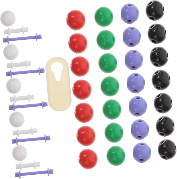 Organic Chemistry Molecular Model Kit LX-1032 Ball and Stick Model for Teaching 3D Structure Building Set for Students and Teachers for Chemistry Education