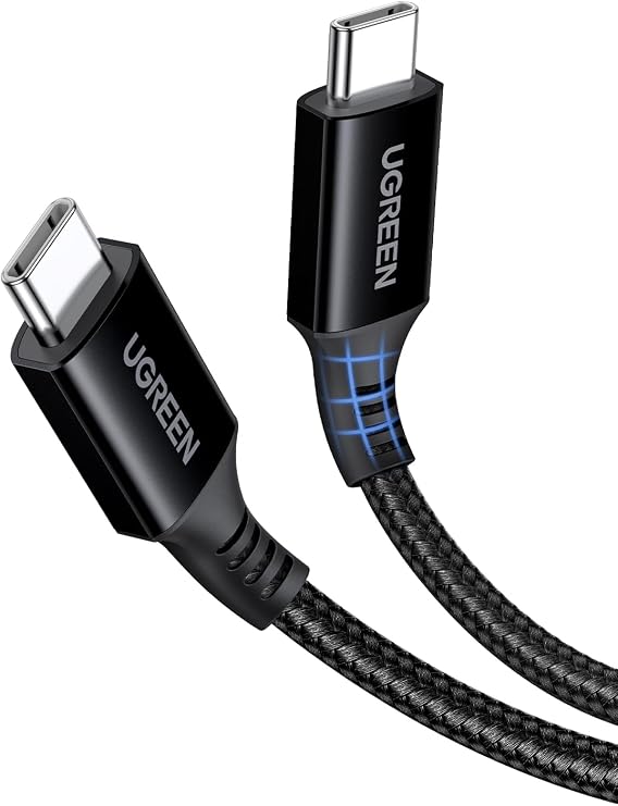 UGREEN USB C to USB-C Charger Cable 100W 5A Type C to C Fast Charging 0.5M