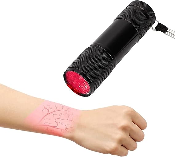 Vein Viewer Locator, Red Light Vein Finder Children Elderly Vascular Display Instrument for Elderly Children Easy Finding Subcutaneous Veins