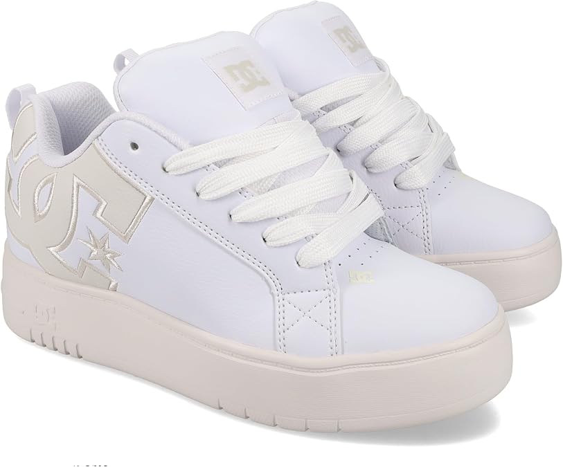 DC Women's Court Graffik Platform Skate Shoe