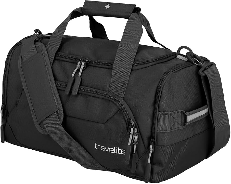 travelite Travel Bag Large XL, Kick Off, Lightweight Bag for Holidays and Sports, Swimming Pool, Hospital Stay, 70 cm, 120 liters, Schwarz, Reisetasche S (40 cm/23 Liter), Travel bag 40 cm