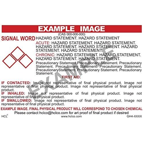 Ethyl Acetate GHS Label - 3 x 5 Pack of 25