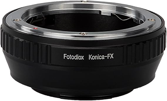 Fotodiox Lens Mount Adapter Compatible with Konica Auto-Reflex (AR) SLR Lens on Fuji X-Mount Cameras, Black