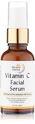 Vitamin C Serum for Face & Under Eyes With Hyaluronic Acid Radiant Complexion, Anti-Aging - Brighten Dark Spots Even Skin Tone, Improve Fine Lines & Wrinkles1fl oz