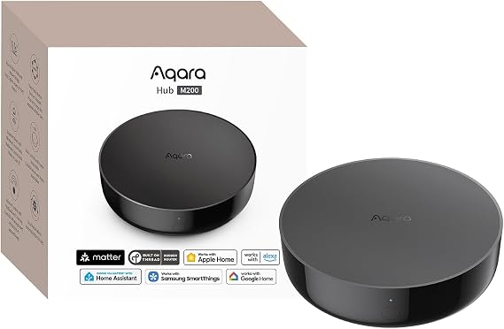 Aqara Smart Hub M200, Matter Controller, Aqara Zigbee, Wi-Fi, IR özelliğine sahiptir