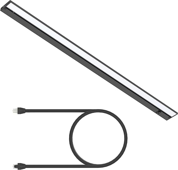 LAGOM 40" Black Under Cabinet Lights & 32" Linking Cord