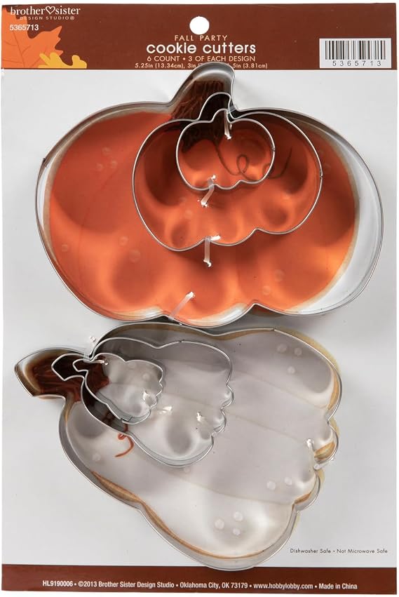 Hobby Lobby Pumpkin Cookie Cutters, Fall, Baking