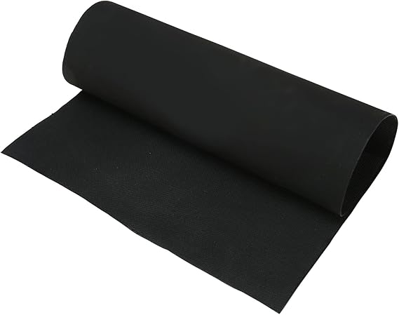 Shoe Rubber Sole Sheet Black 1.2mm Anti Slip Soft to Wear Rubber Soling Sheet for Bottom Repair Cushioning