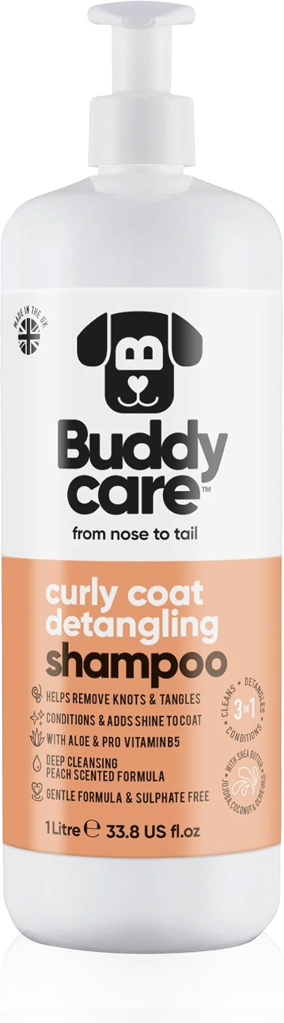 Curly Coat Shampoo by Buddycare (33.80oz)