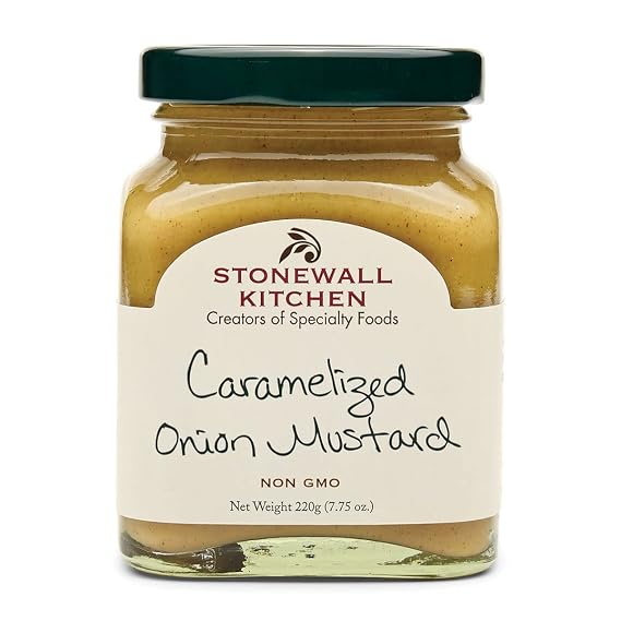 Stonewall Kitchen Caramelized Onion Mustard, 7.75 Ounces