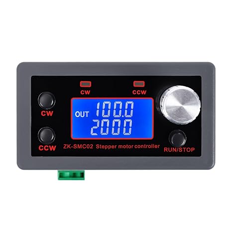 42 57 Stepper Motor Driver Controller for NEMA 17 23 | Integrated Stepper Driver Module with Forward Reverse Speed Control, LCD Display Motor Controller for CNC DIY Automation