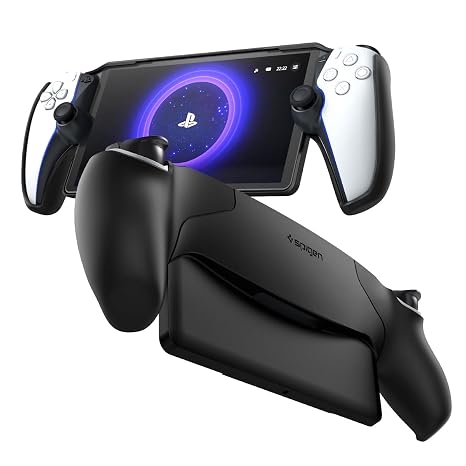 Spigen Thin Fit Designed for PlayStation Portal Case (2023) | Full Protection, Slim Case Cover with Ergonomic Grip - Black