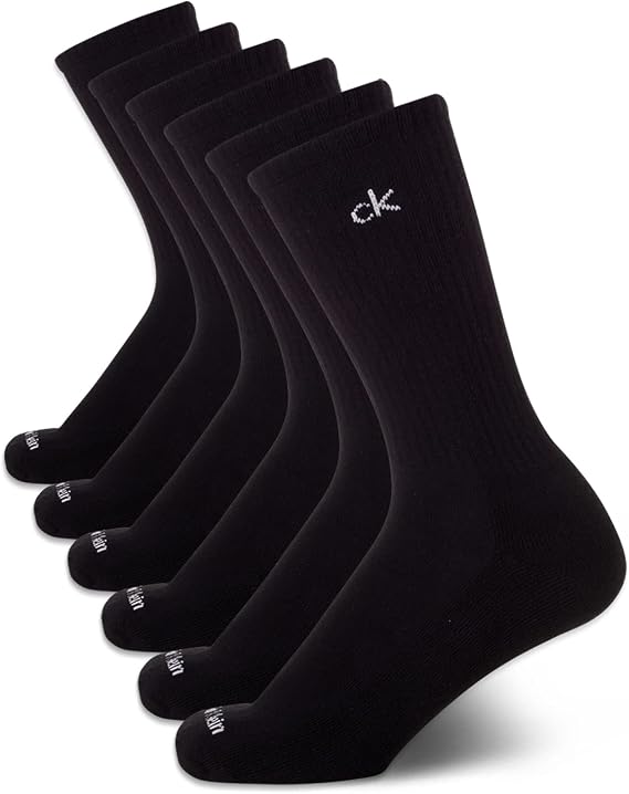 Calvin Klein Unisex's Casual Sock (Pack of 6)