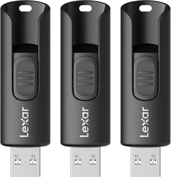 Lexar A30E USB 3.2 Gen 1 Flash Drive 64GB 3-Pack