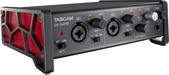 Tascam US-2X2HR 192 Khz High Definition USB Sound Card 2 Inputs 2 Outputs
