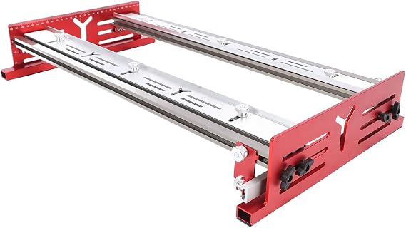 Router Sled for Flattening Slabs, DIY Woodworking Router Sled, Portable Easy to Adjust Slab Flattening Jig, for Wood Flattening, Home DIY