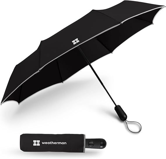 Weatherman Umbrella Premium Small Compact Mini Umbrellas for Traveling