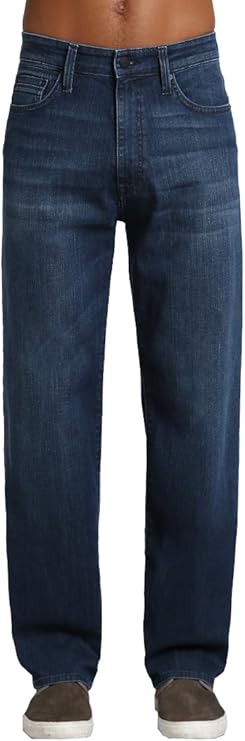 Mavi Men's Max Mid-Rise Wide Leg Jeans