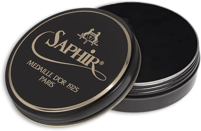 SAPHIR Medaille dOr Pate De Luxe - Natural Wax Shoe Polish for Leather Shining