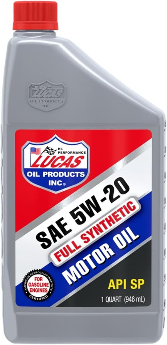 Lucas Oil 10082 SAE 5W-20 Synthetic Motor Oil, 1 Quart