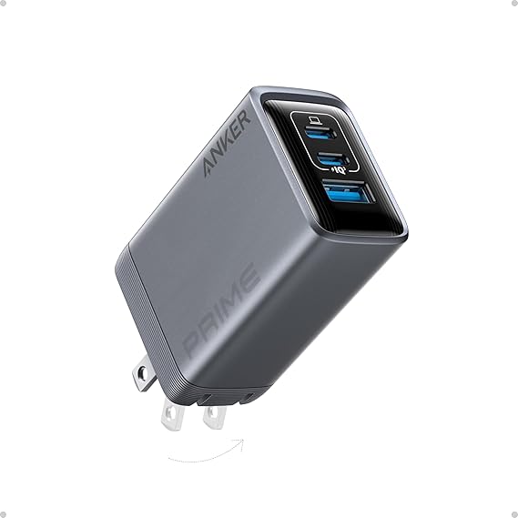 Anker Prime Charger, 100W Max 3-Port Compact Foldable USB C Charger