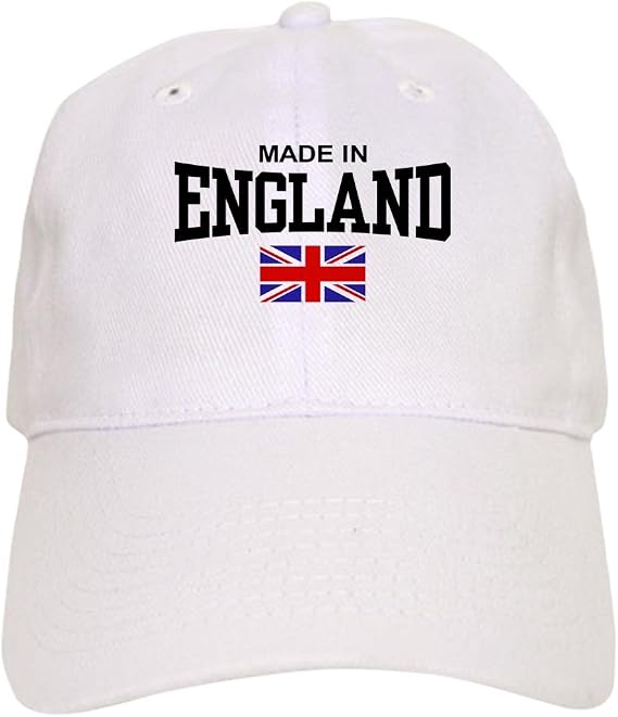 CafePress Made in England Cap Adjustable Baseball Cap