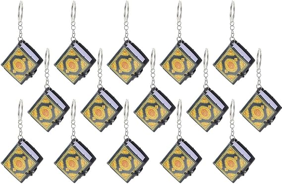 15PCS Mini Quran Keychain, Muslim Keychain, Mini Quran Book Key Chain, Islamic Hanging Key-ring, Muslim Jewelry Key Accessories, for Souvenir Gifts Bag Purse Handbag Ornament