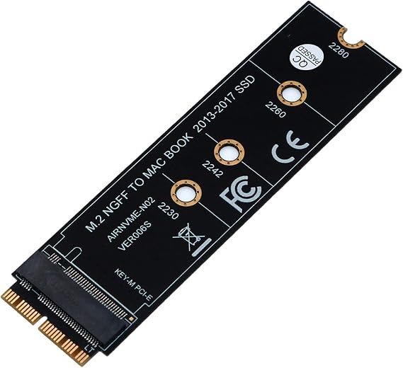 M.2 NVME SSD Convert Adapter Card for Upgrade MacBook Air (2013-2017)