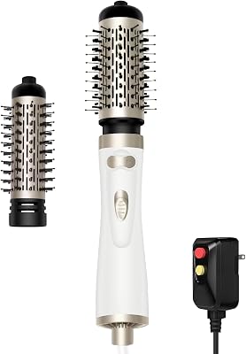 Hair Dryer Brush, 3-in-1 Rotating Round Hot Air Spin Brush
