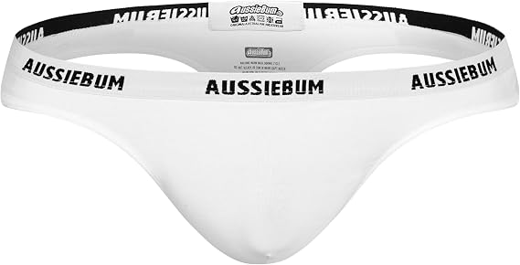 aussieBum Essential Thong White Thong
