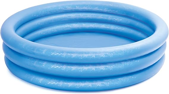Intex Kinderpool 3-Ring-Pool Crystal 59416 NP, mavi, Ø 114 x 25 cm