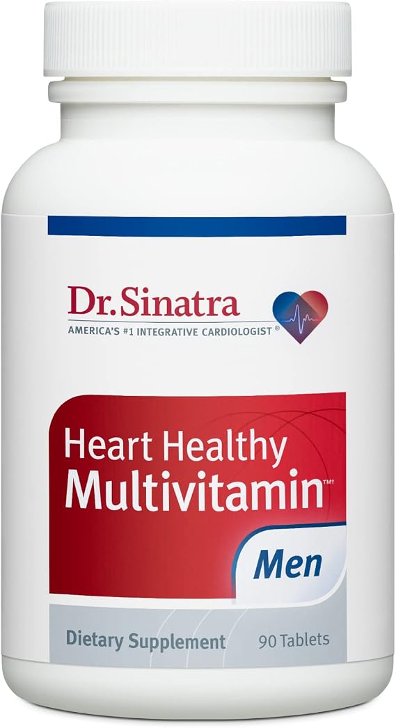 Dr. Sinatra Heart Healthy Multivitamin for Men, 90 Tablets