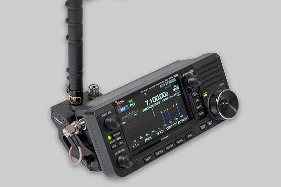 WINDCAMP Quick Release Antenna Support Antenna Bracket for ICOM 705 IC-705