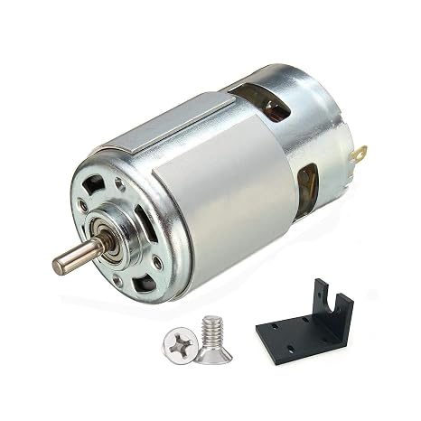 DC 775 Motor 12V-36V 24V 3500-9000RPM 775 Motor Ball Bearing Large Torque High Power Low Noise DC Motor for Electrical Tools