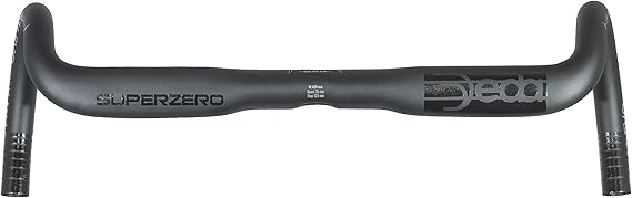 Deda Elementi Superzero Gravel Alloy Handlebars, Polish on Black (PoB), 42cm