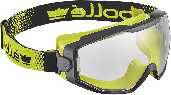 Bolle | Spectrum Platinum Vented | Safety Goggles | Black Yellow SPECTN10W