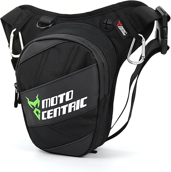 Waterproof Motorcycle Leg Bag,Motorbike Drop Leg Bag Men Women Fanny Packs Thigh Belt Hip Bum,Cycling Biker Waist Crossbody (Green)