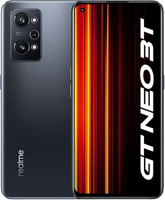 realme GT Neo 3T Dual-SIM 128GB ROM  8GB RAM GSM Only | No CDMA Factory Unlocked 5G Smartphone Shade Black - International Version