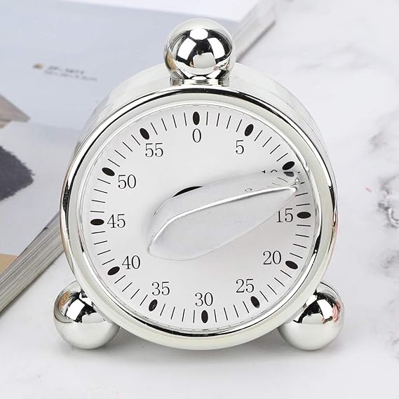 Mechanical Timer,Kitchen Countdown Timer Cooking Reminder Alarm Clock Baking Timer for Hairdressing Beauty Salon Gym Workout Studying Yoga