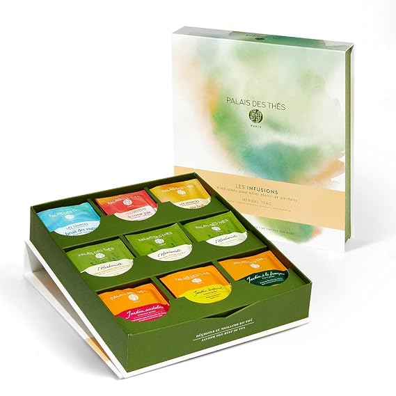 Palais des Thes - Herbal Teas Gift Box - Caffeine-Free - 45 Cotton Tea Bags